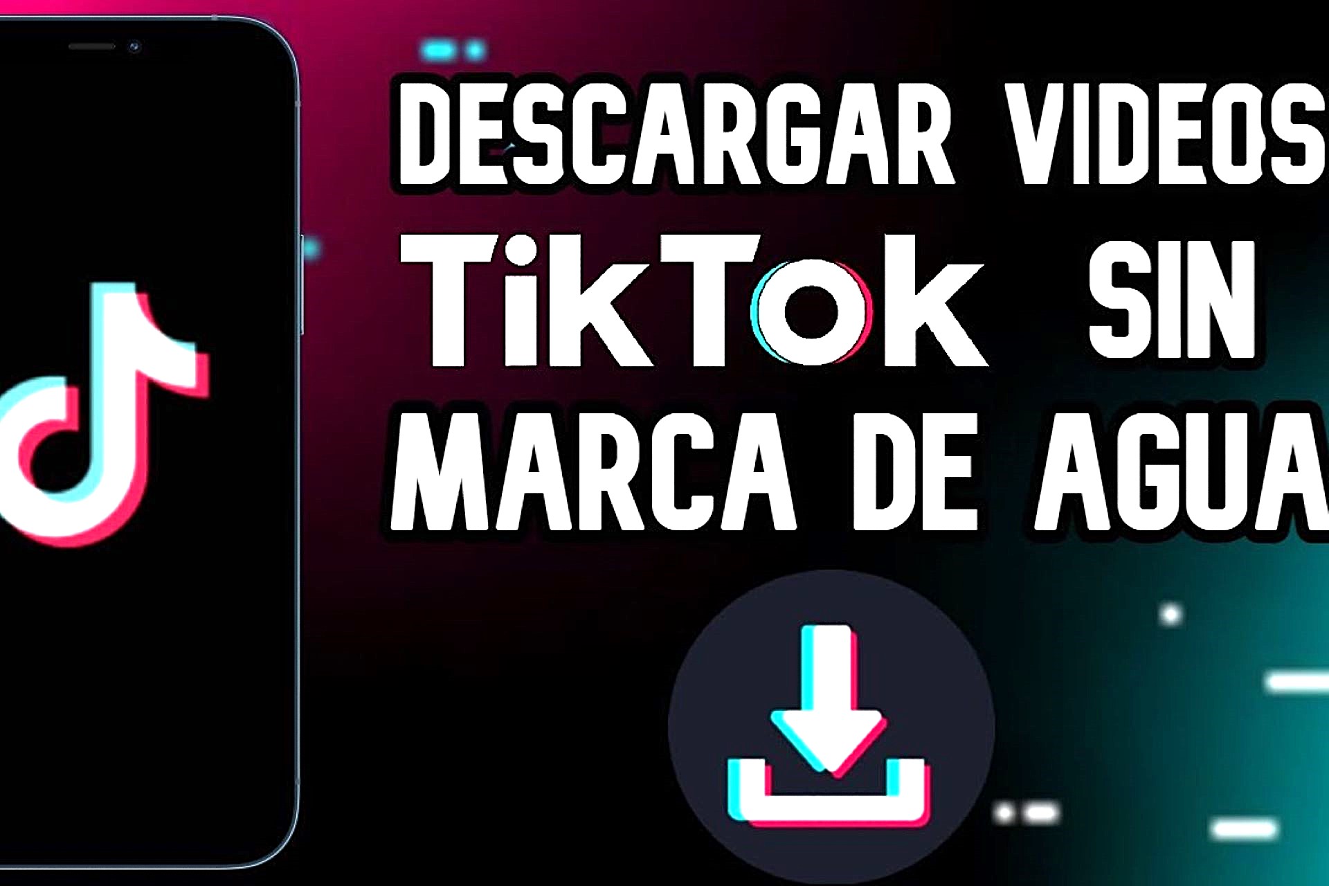 descargar videos de TikTok sin marca de agua